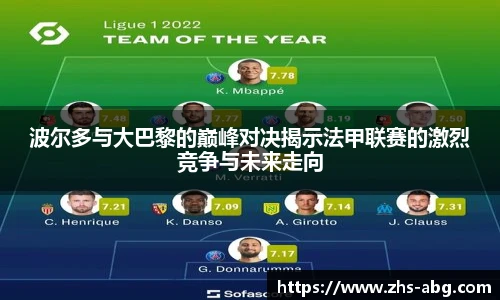 波尔多与大巴黎的巅峰对决揭示法甲联赛的激烈竞争与未来走向